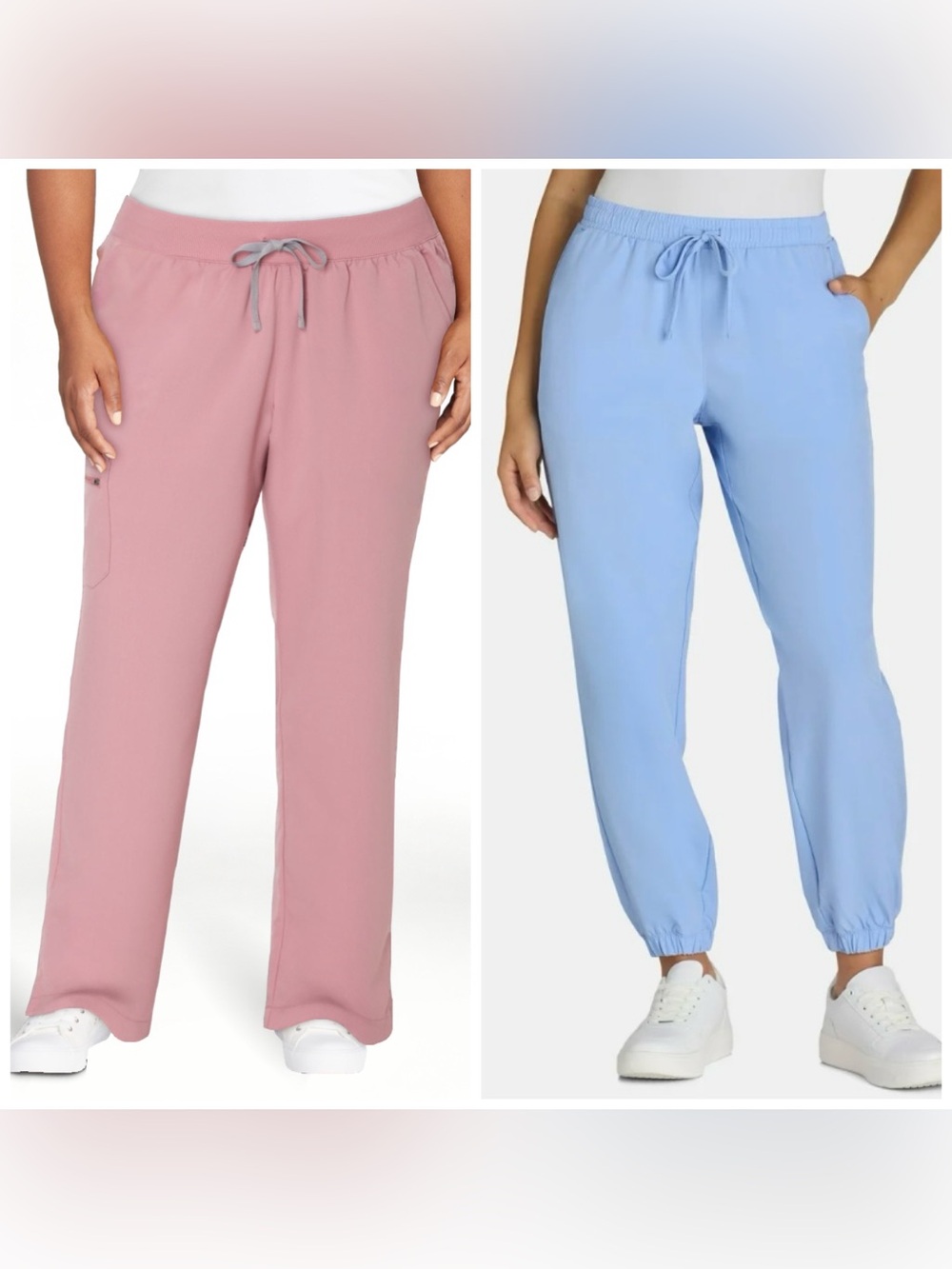 2 pair of woman’s medical scrub pants
